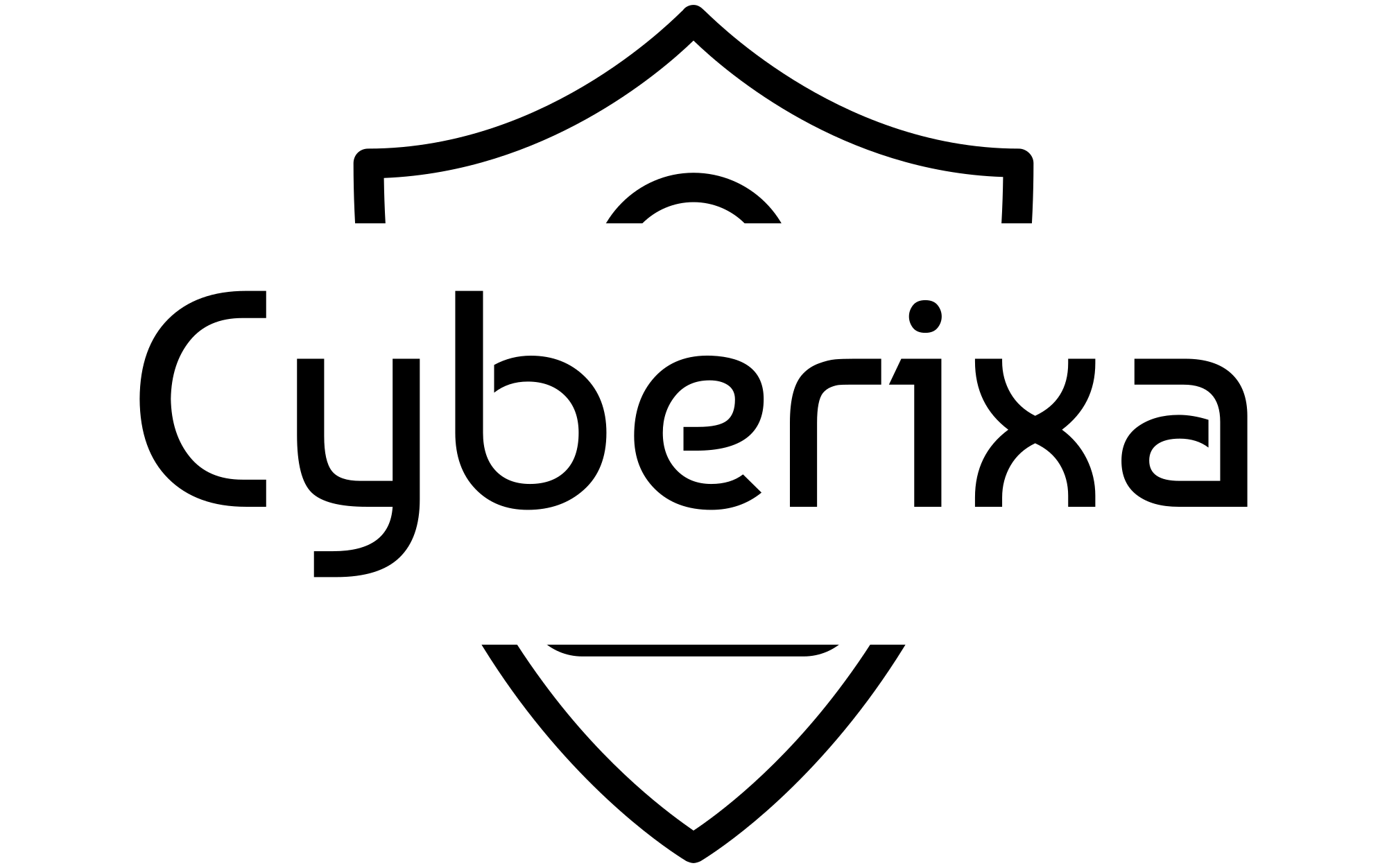 Cyberixa White Logo